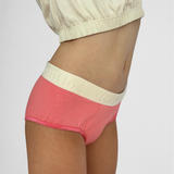culotte menstruelle ado en coton bio rose