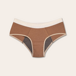 culotte menstruelle ado pour flux moyen à abondant modèle hipster coloris beige photo packshot
