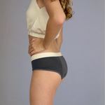 culotte menstruelle ado spécial premières règles de coloris gris