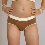 culotte menstruelle ado taille basse coloris beige 